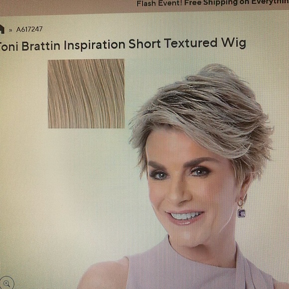 Tony Brattins Inspiration wig in platinum blonde. - Picture 10 of 12